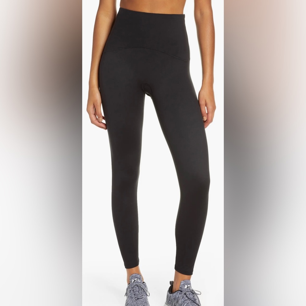 SPANX Booty Boost Active High Waist Leggings 7/8 XL Black. Runs Small!! NWT